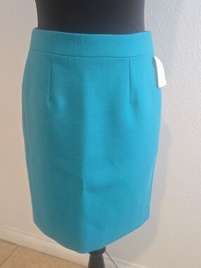 J. Crew Teal Pencil Skirt